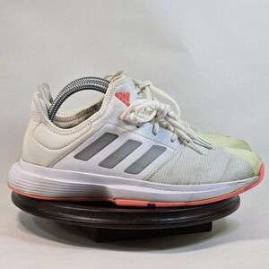 Adidas GameCourt Shoes Womens Size 7 White Tennis Adiwear FU8130 Sneakers